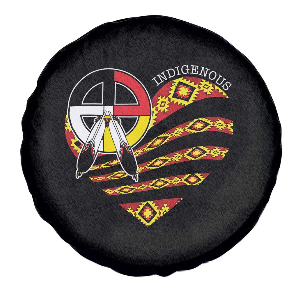 Indigenous Pride Native American Medicine Wheel Spare Tire Cover TS11 Print Your Wear