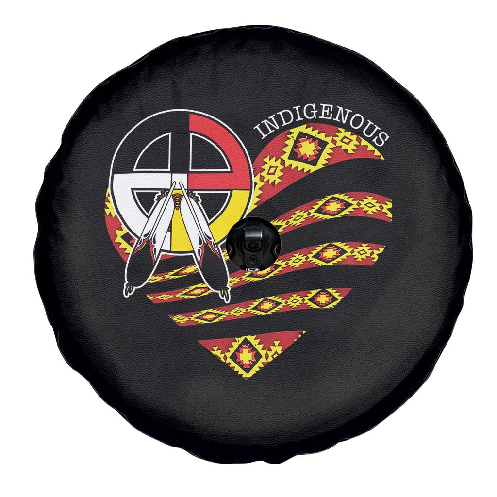 Indigenous Pride Native American Medicine Wheel Spare Tire Cover TS11 Print Your Wear