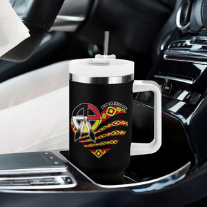 Indigenous Pride Native American Medicine Wheel Tumbler With Handle TS11 Print Your Wear