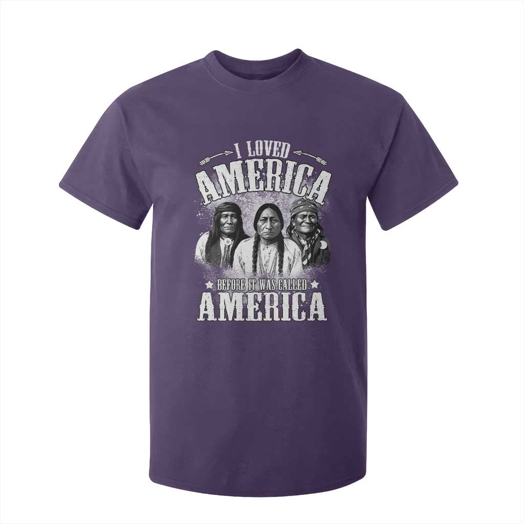 I Loved America Before It Was Called America T Shirt For Kid Native American TS11 Purple Print Your Wear