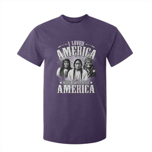I Loved America Before It Was Called America T Shirt For Kid Native American TS11 Purple Print Your Wear