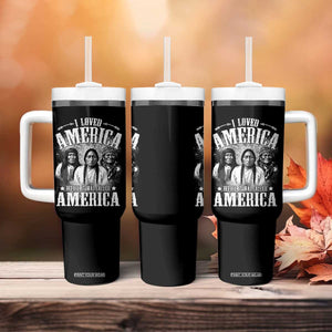 I Loved America Before It Was Called America Tumbler With Handle Native American TS11 Print Your Wear