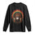 Bigfoot Native American Chief Sasquatch Wearing Headdress Long Sleeve Shirt TS11 Black Print Your Wear