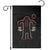 Native American Bigfoot Sasquatch Petroglyph Cave Art Garden Flag TS11 Black Print Your Wear