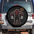 Native American Bigfoot Sasquatch Petroglyph Cave Art Spare Tire Cover TS11 No hole Black Print Your Wear