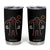 Native American Bigfoot Sasquatch Petroglyph Cave Art Tumbler Cup TS11 Black Print Your Wear