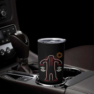 Native American Bigfoot Sasquatch Petroglyph Cave Art Tumbler Cup TS11 Print Your Wear