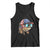 Funny Patriot American Flag Bass Fish Fishing Tank Top TS11 Black Print Your Wear