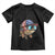Funny Patriot American Flag Bass Fish Fishing Toddler T Shirt TS11 Black Print Your Wear