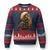Indian American Rider Ugly Christmas Sweater Vintage Native American Motorcycle - Print Your Wear
