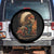 Indian American Rider Spare Tire Cover Vintage Native American Motorcycle TS11 No hole Black Print Your Wear