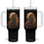 Indian American Rider Tumbler With Handle Vintage Native American Motorcycle TS11 One Size: 40 oz Black Print Your Wear