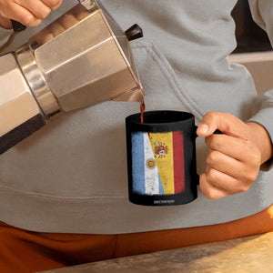 Spain Argentina Half Flag Spanish Argentinian Roots Coffee Mug