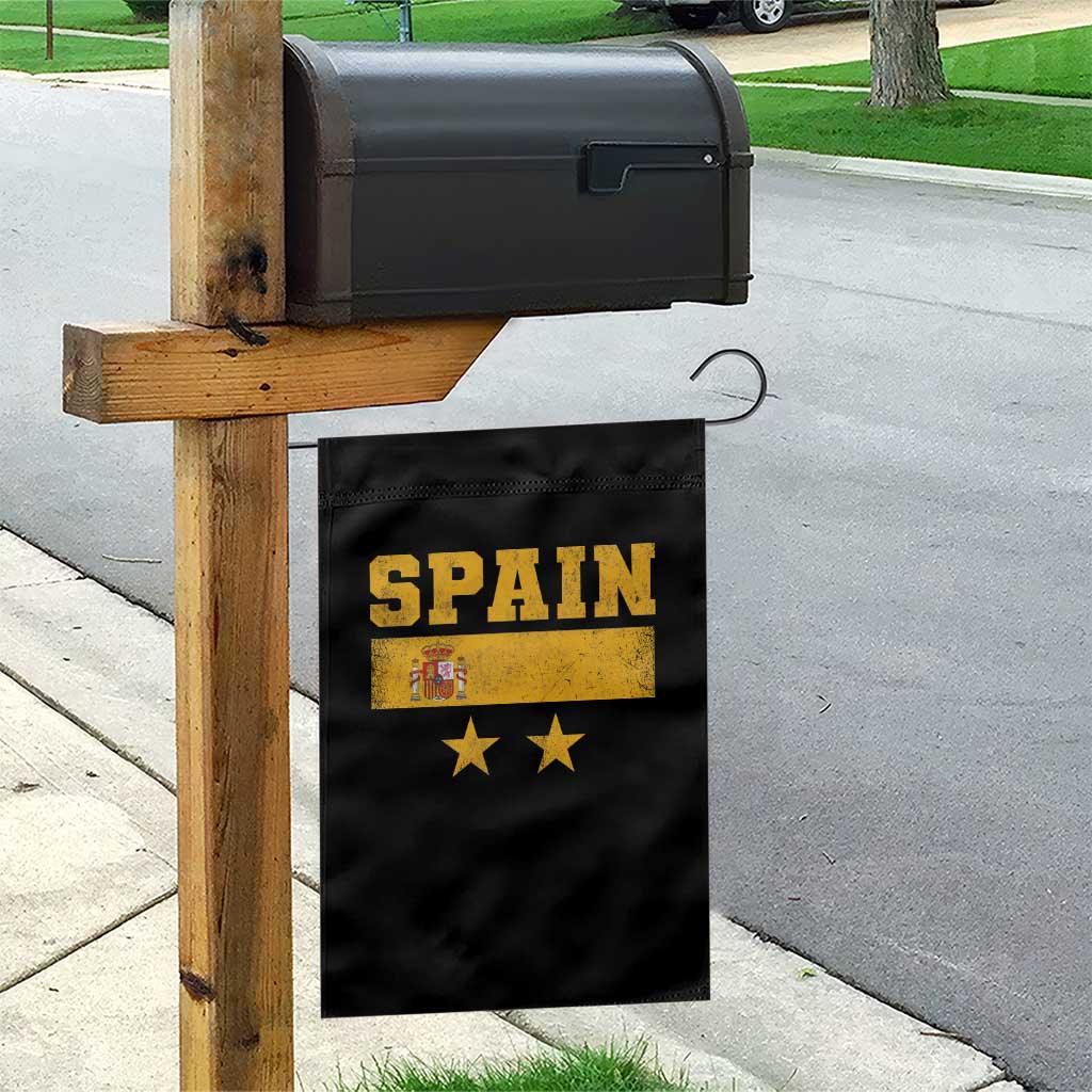 Spain Champions 2026 Second Star Garden Flag Espana Coat of Arms