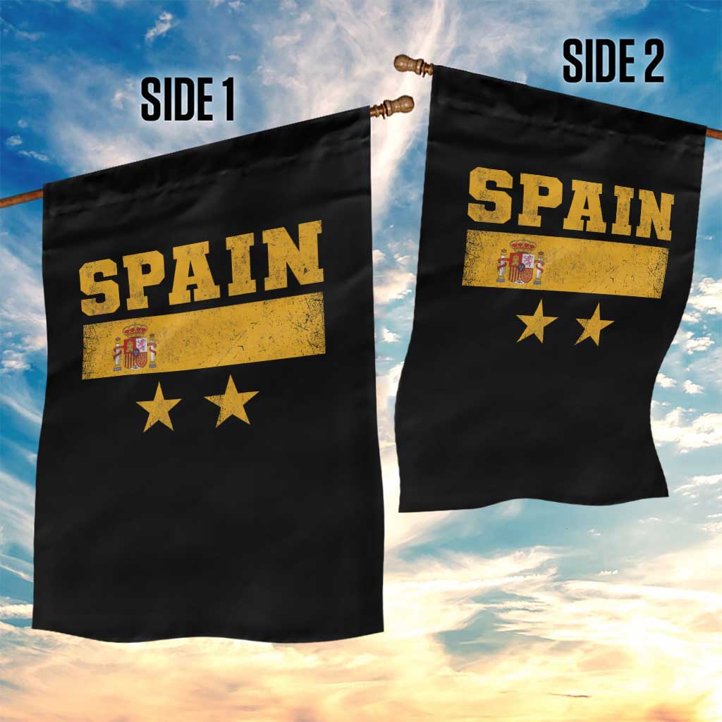 Spain Champions 2026 Second Star Garden Flag Espana Coat of Arms