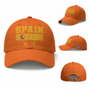 Spain Champions 2026 Second Star Baseball Cap Espana Coat of Arms