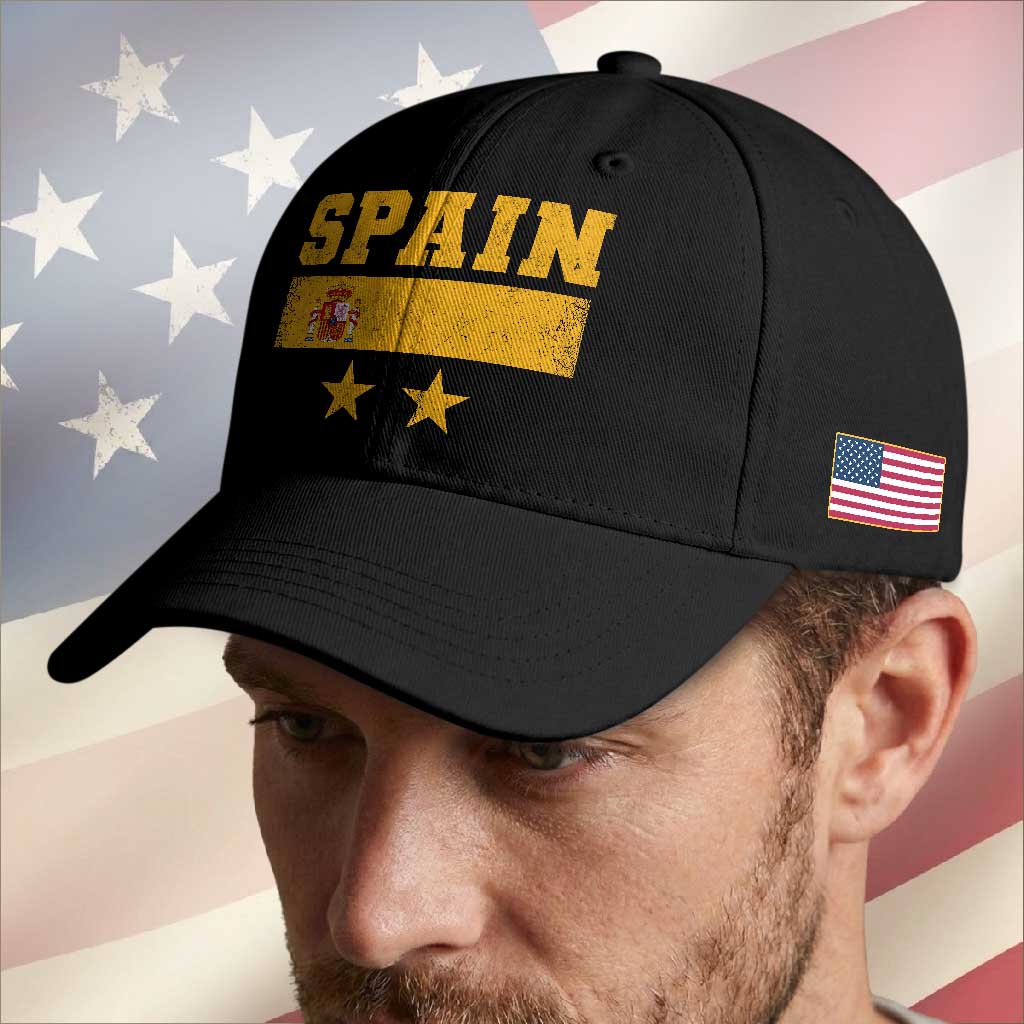 Spain Champions 2026 Second Star Baseball Cap Espana Coat of Arms