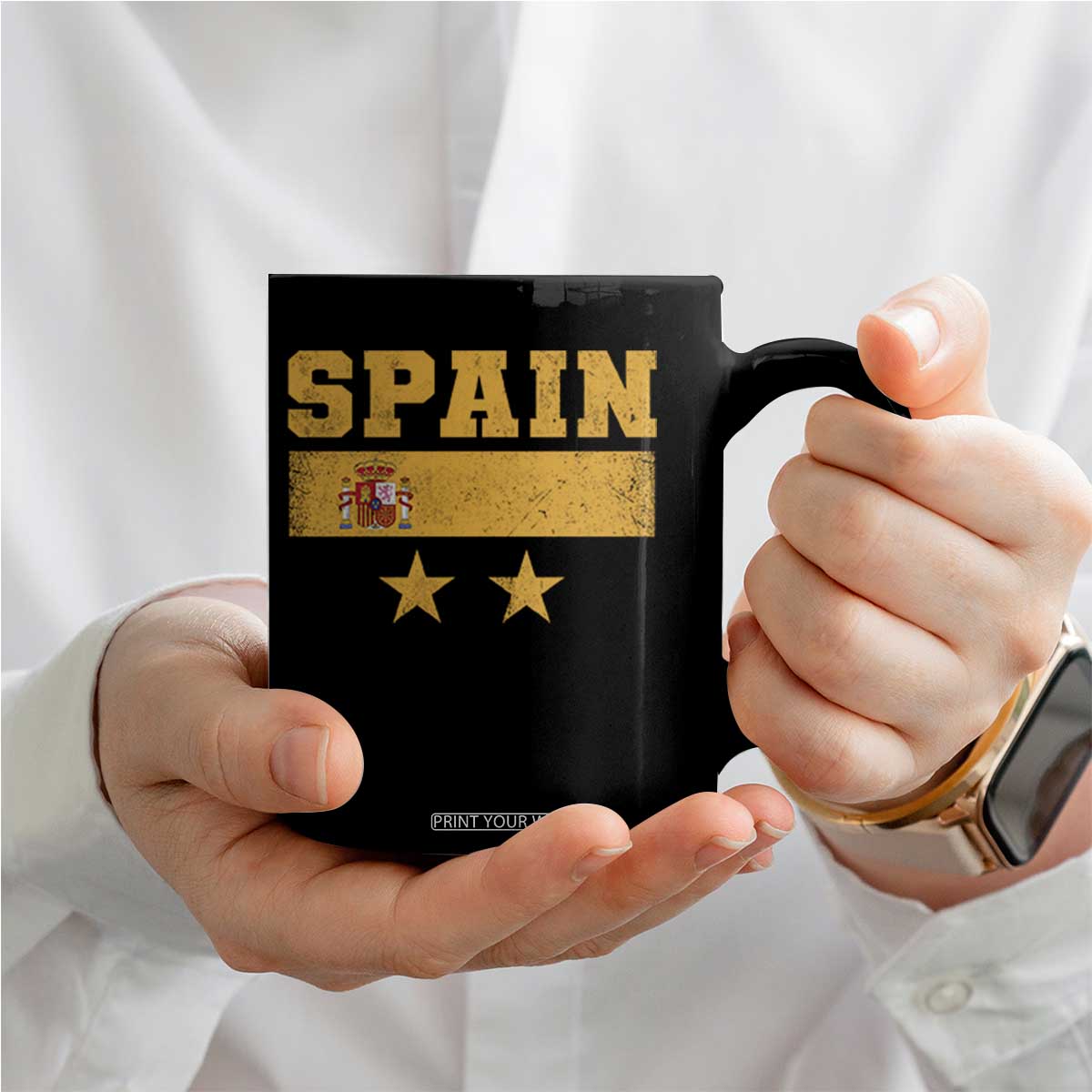 Spain Champions 2026 Second Star Coffee Mug Espana Coat of Arms