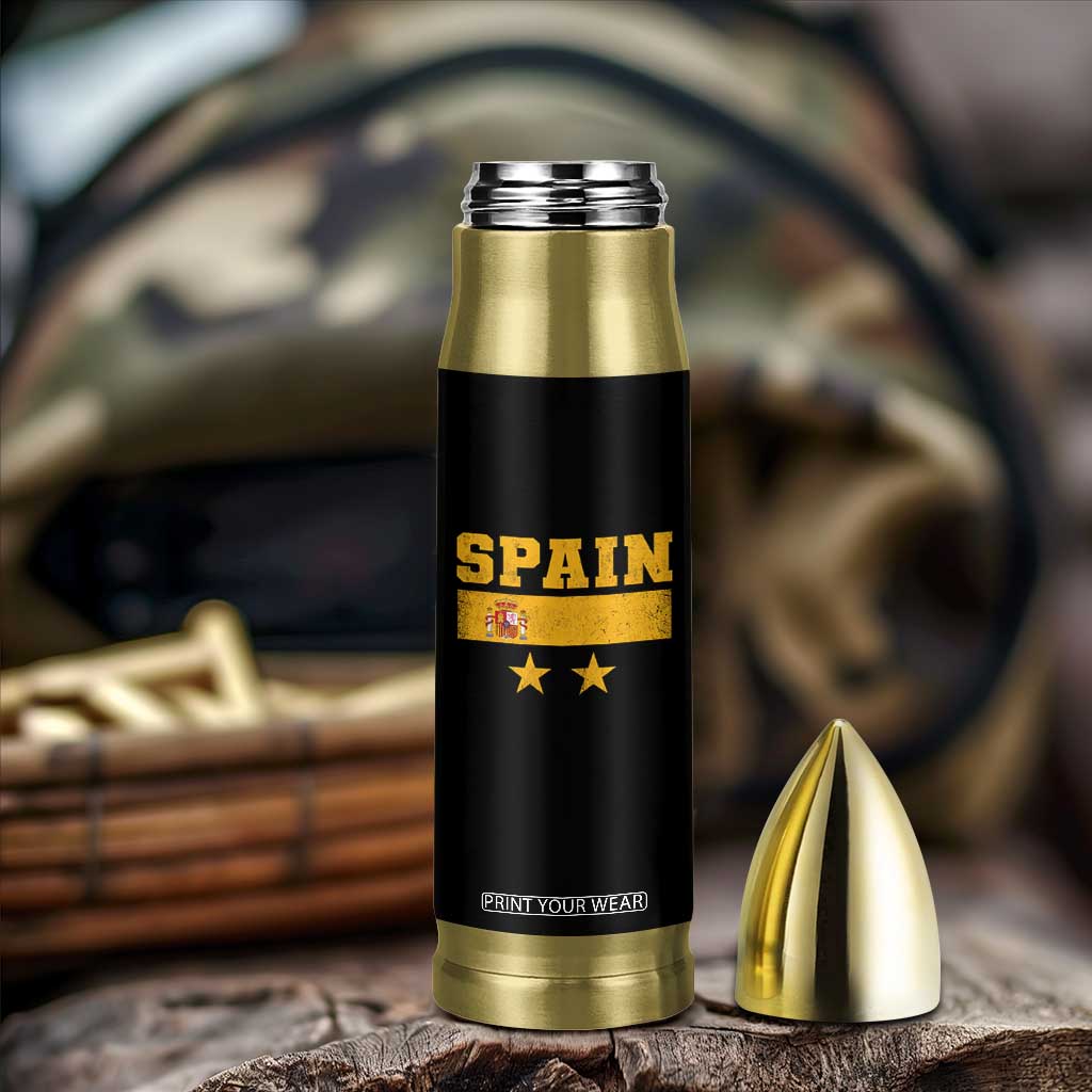 Spain Champions 2026 Second Star Bullet Tumbler Espana Coat of Arms