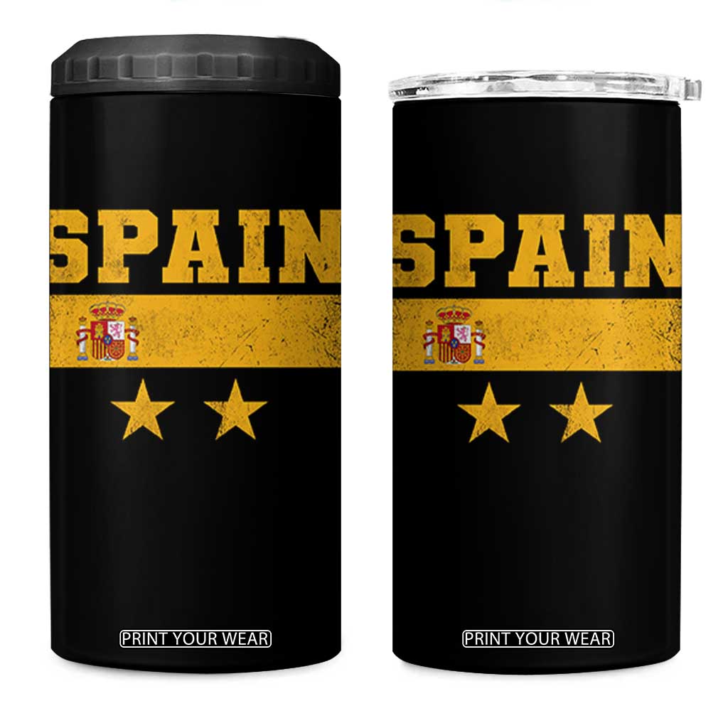 Spain Champions 2026 Second Star 4 in 1 Can Cooler Tumbler Espana Coat of Arms