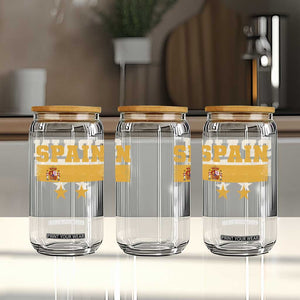 Spain Champions 2026 Second Star Glass Can Espana Coat of Arms