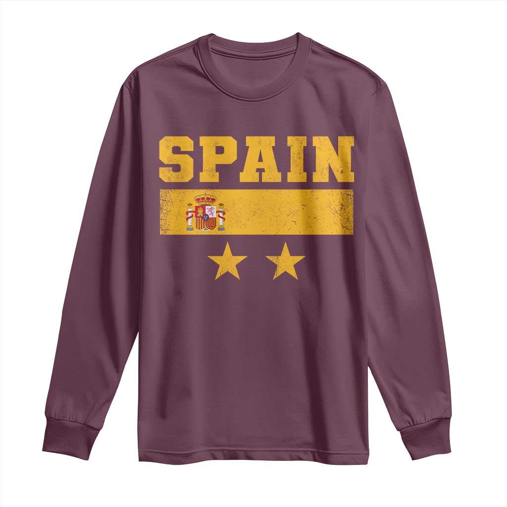 Spain Champions 2026 Second Star Long Sleeve Shirt Espana Coat of Arms