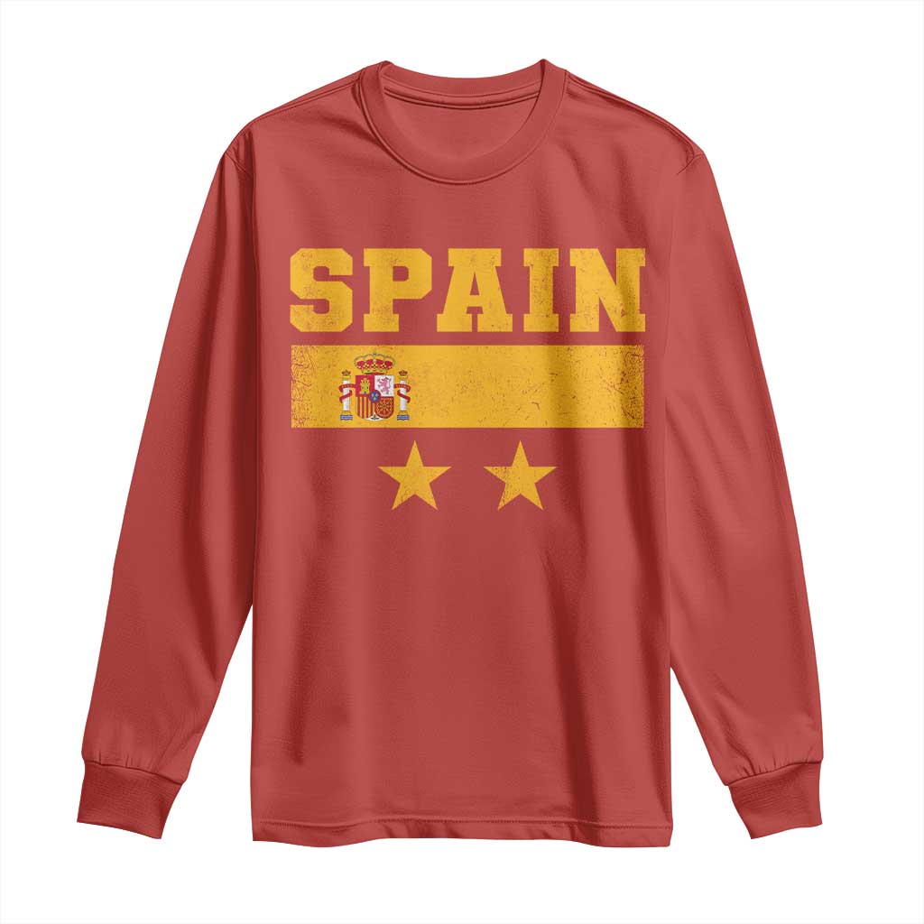 Spain Champions 2026 Second Star Long Sleeve Shirt Espana Coat of Arms