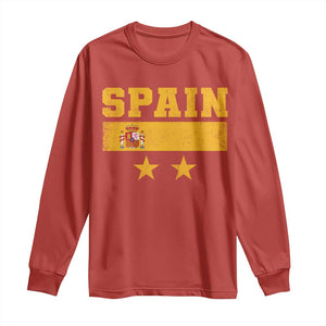 Spain Champions 2026 Second Star Long Sleeve Shirt Espana Coat of Arms