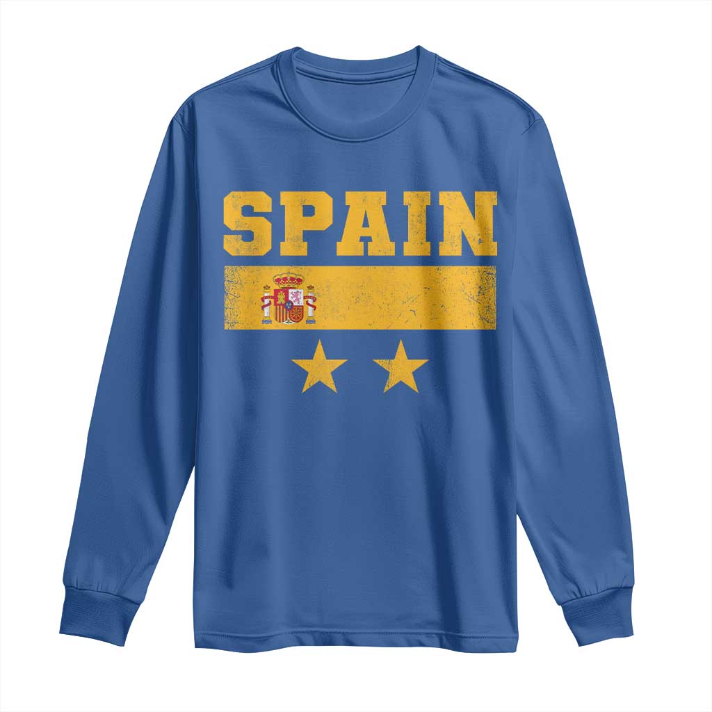 Spain Champions 2026 Second Star Long Sleeve Shirt Espana Coat of Arms