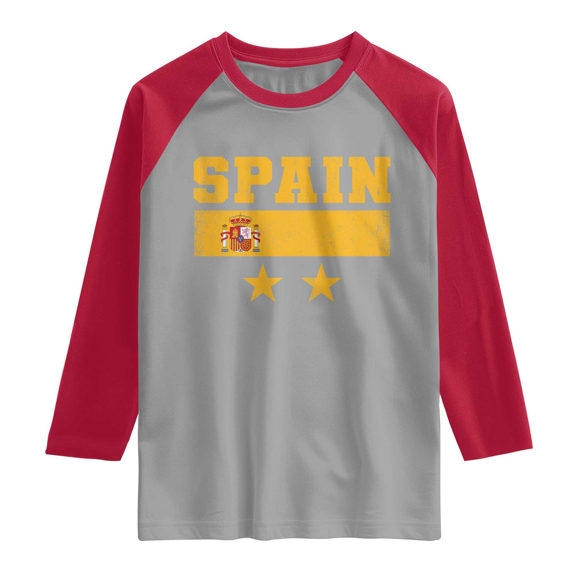 Spain Champions 2026 Second Star Raglan Shirt Espana Coat of Arms
