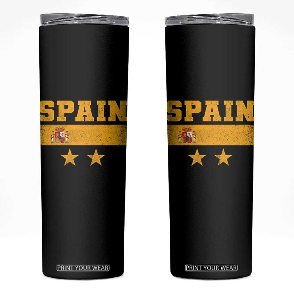 Spain Champions 2026 Second Star Skinny Tumbler Espana Coat of Arms