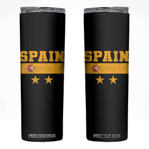 Spain Champions 2026 Second Star Skinny Tumbler Espana Coat of Arms