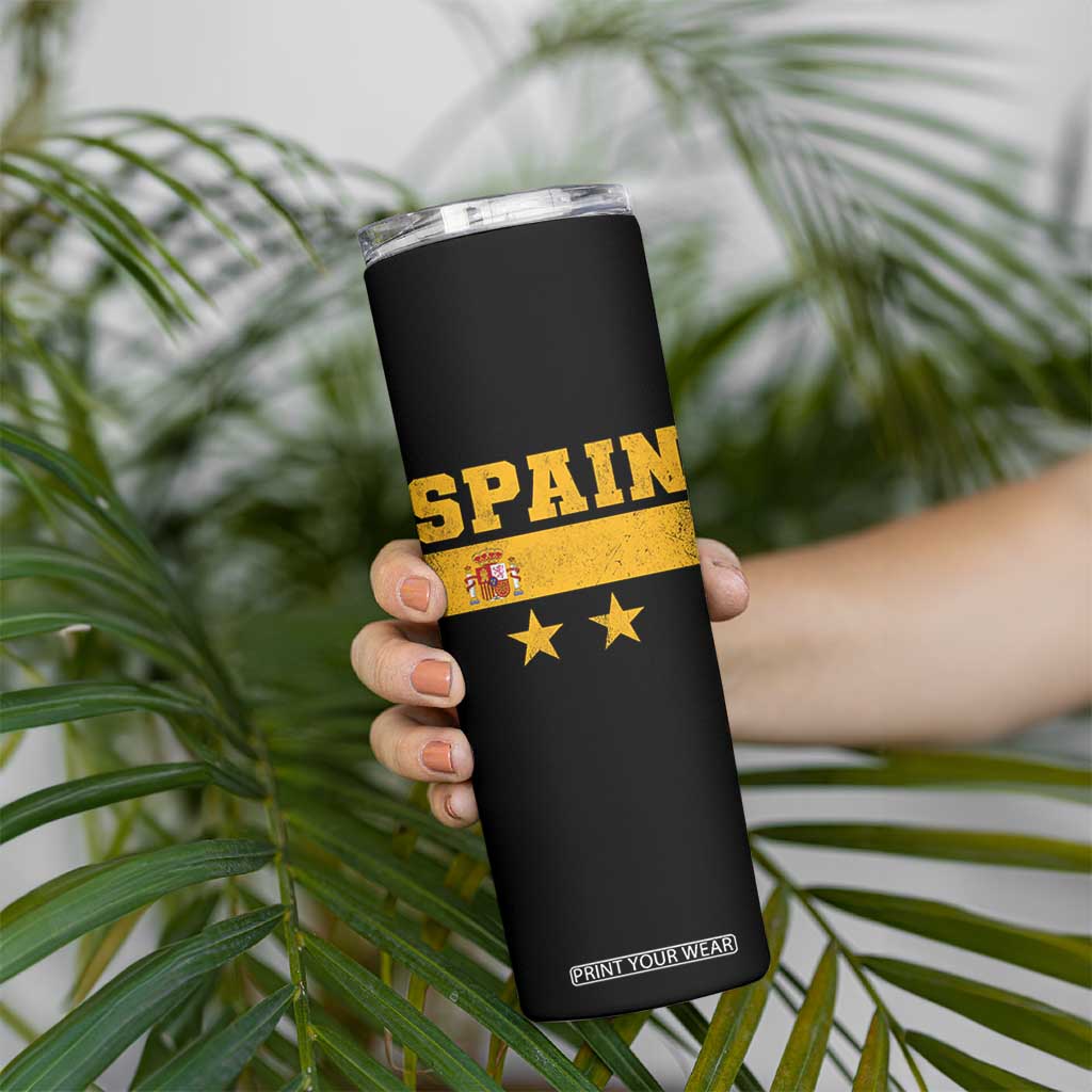 Spain Champions 2026 Second Star Skinny Tumbler Espana Coat of Arms