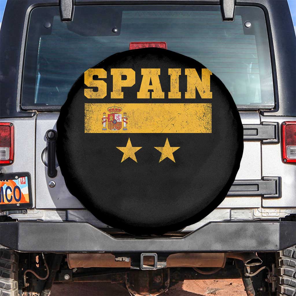 Spain Champions 2026 Second Star Spare Tire Cover Espana Coat of Arms