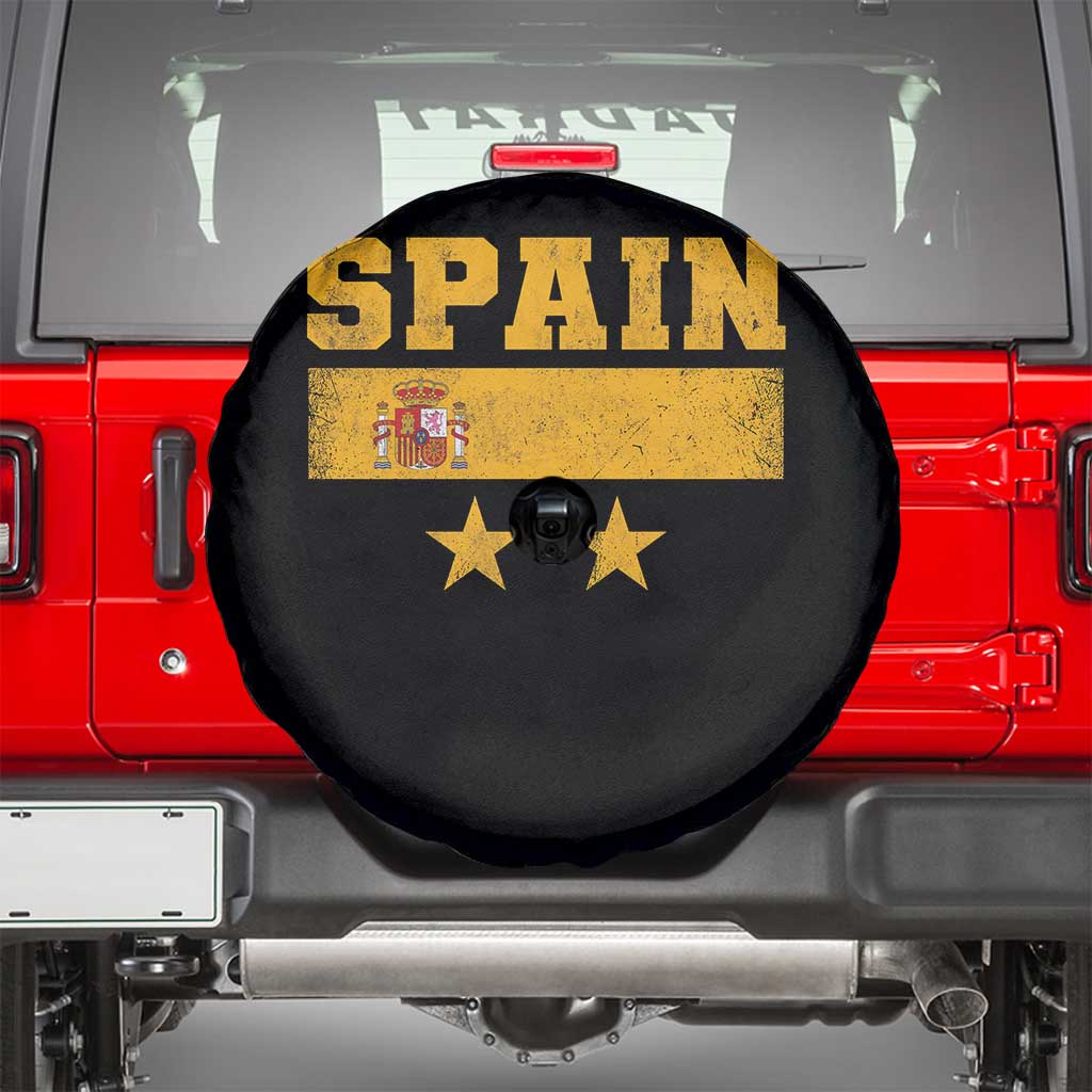Spain Champions 2026 Second Star Spare Tire Cover Espana Coat of Arms