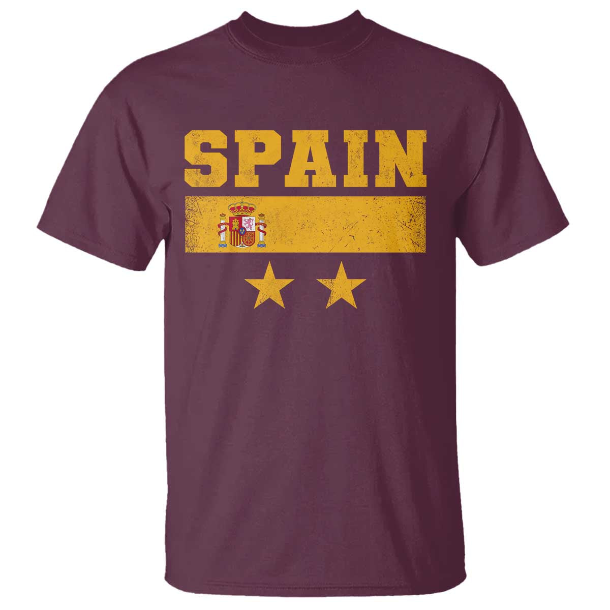 Spain Champions 2026 Second Star T Shirt Espana Coat of Arms