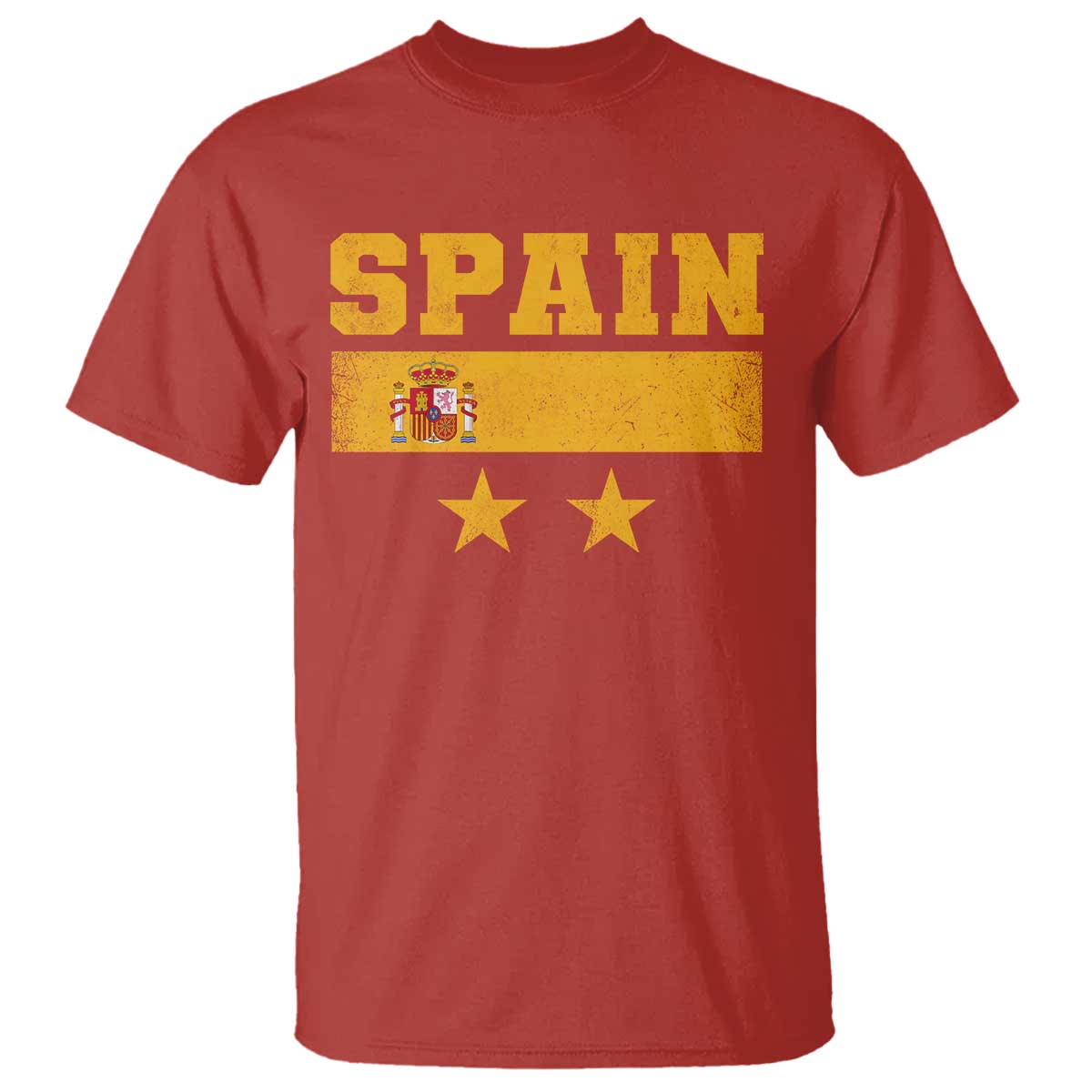 Spain Champions 2026 Second Star T Shirt Espana Coat of Arms