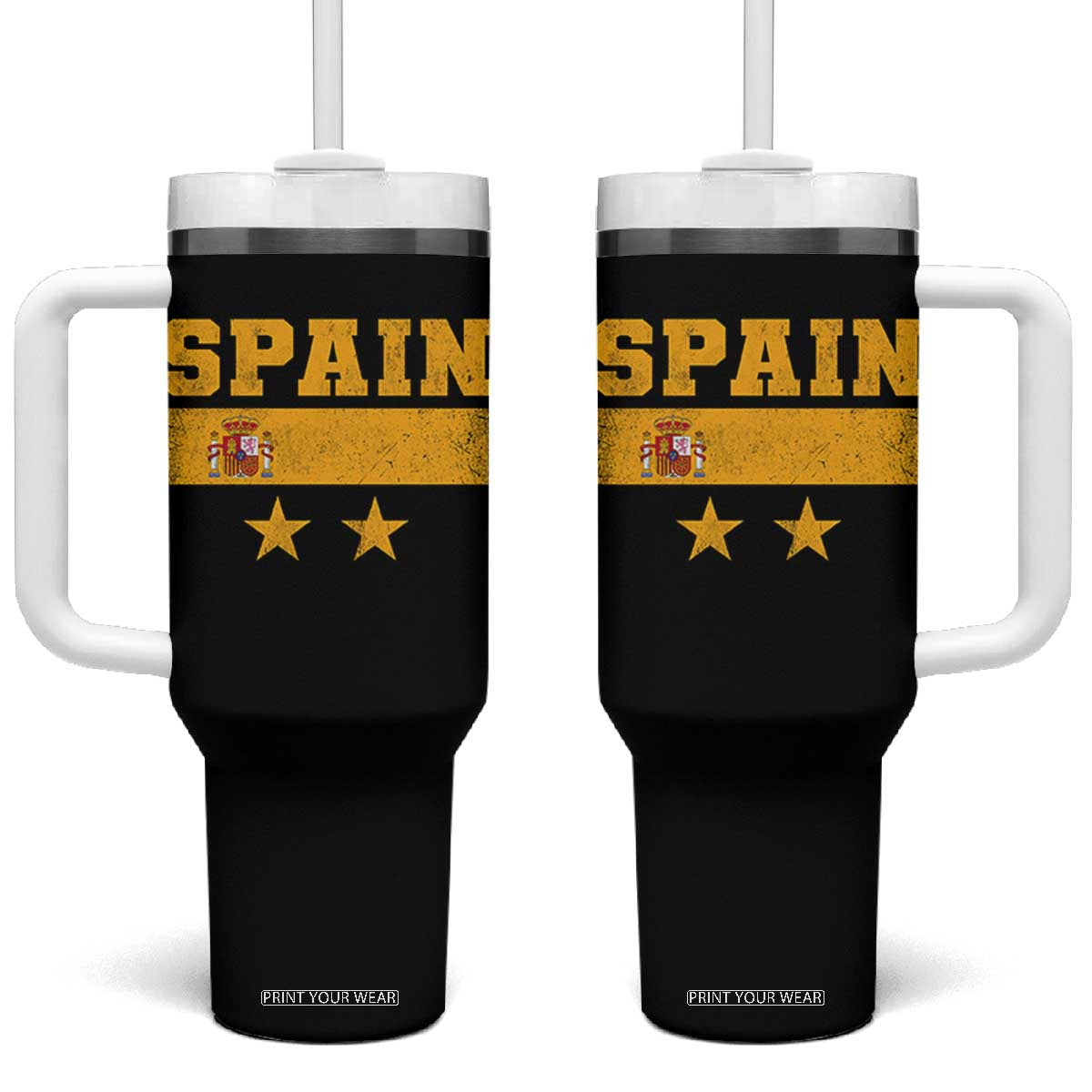Spain Champions 2026 Second Star Tumbler With Handle Espana Coat of Arms