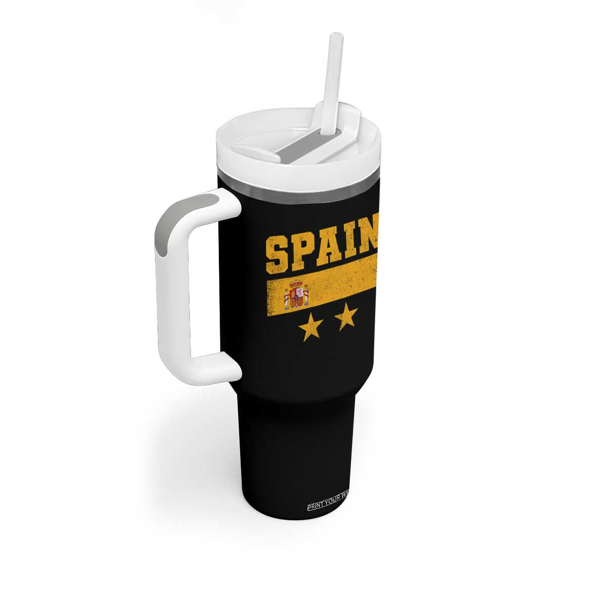 Spain Champions 2026 Second Star Tumbler With Handle Espana Coat of Arms