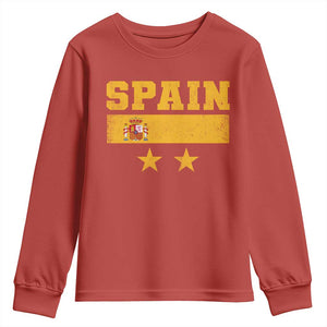 Spain Champions 2026 Second Star Youth Sweatshirt Espana Coat of Arms