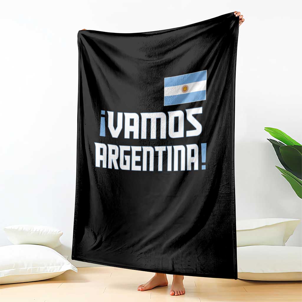 Vamos Argentina Throw Blanket Sol De May Argentinian Flag National Pride