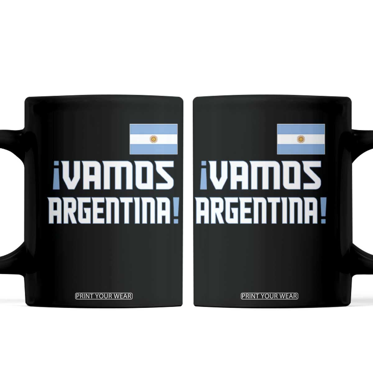 Vamos Argentina Coffee Mug Sol De May Argentinian Flag National Pride