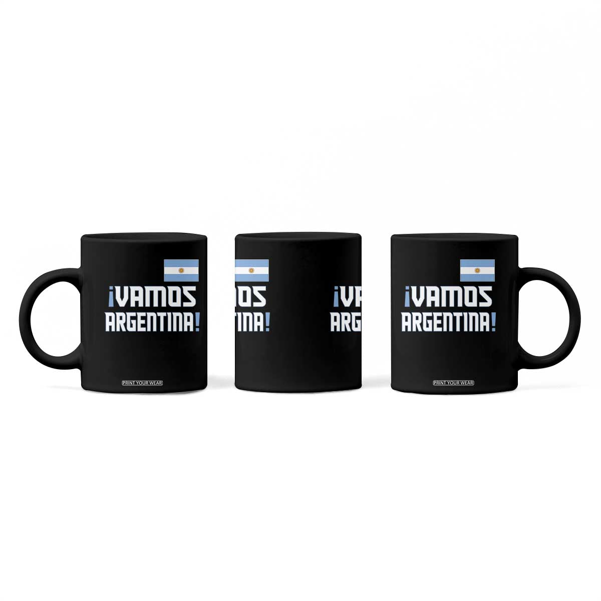Vamos Argentina Coffee Mug Sol De May Argentinian Flag National Pride