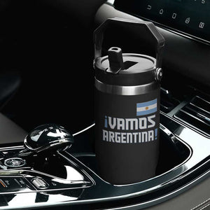 Vamos Argentina Flip Straw Tumbler Sol De May Argentinian Flag National Pride