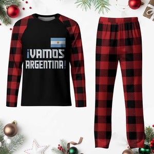 Vamos Argentina Plaid Pajama Set Sol De May Argentinian Flag National Pride