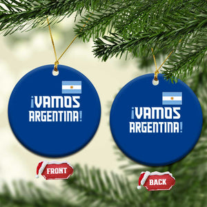 Vamos Argentina Ceramic Ornament Sol De May Argentinian Flag National Pride