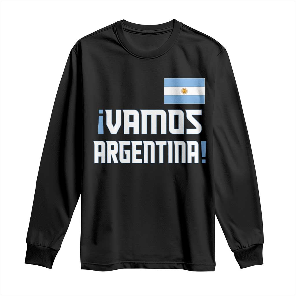 Vamos Argentina Long Sleeve Shirt Sol De May Argentinian Flag National Pride