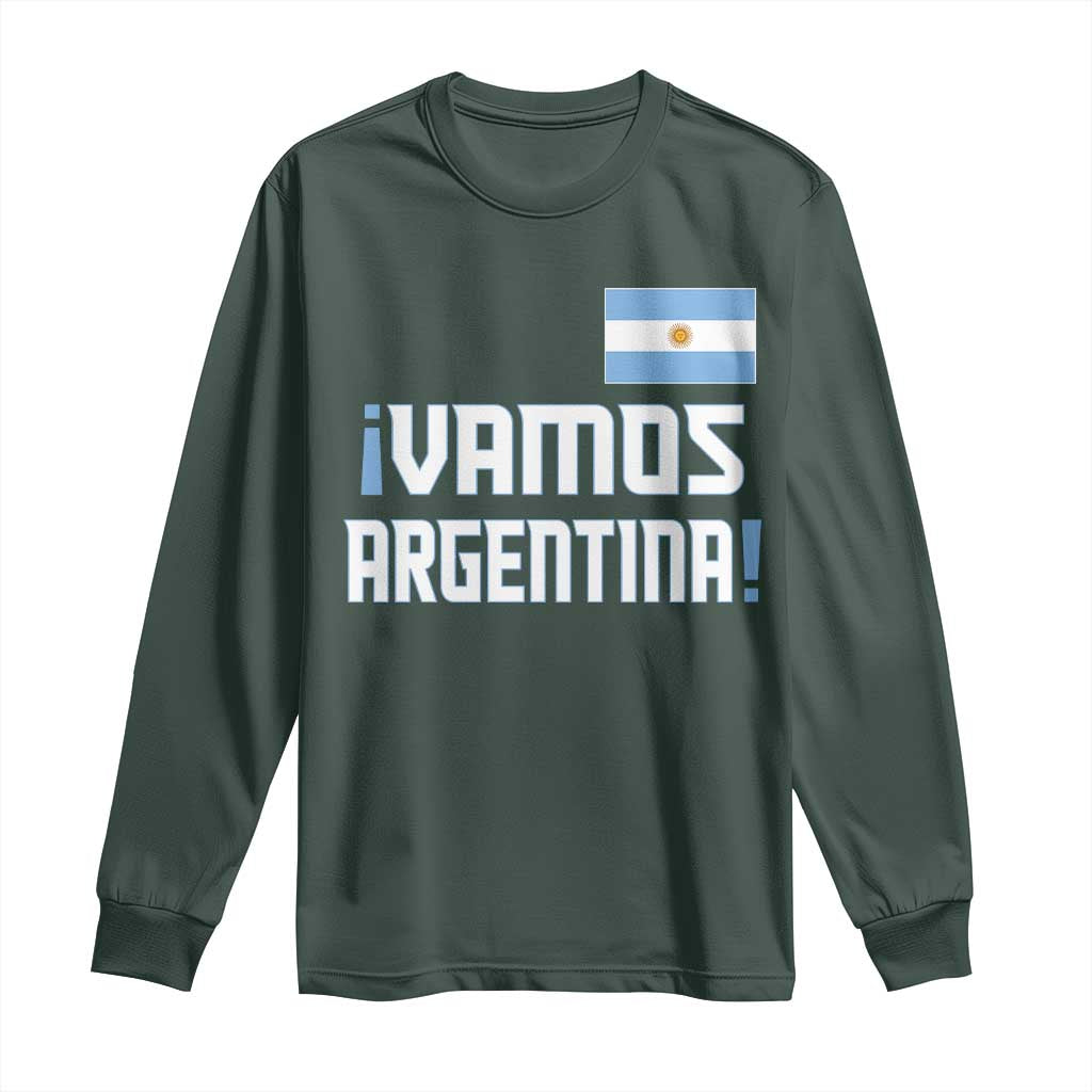 Vamos Argentina Long Sleeve Shirt Sol De May Argentinian Flag National Pride