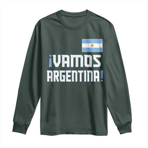 Vamos Argentina Long Sleeve Shirt Sol De May Argentinian Flag National Pride