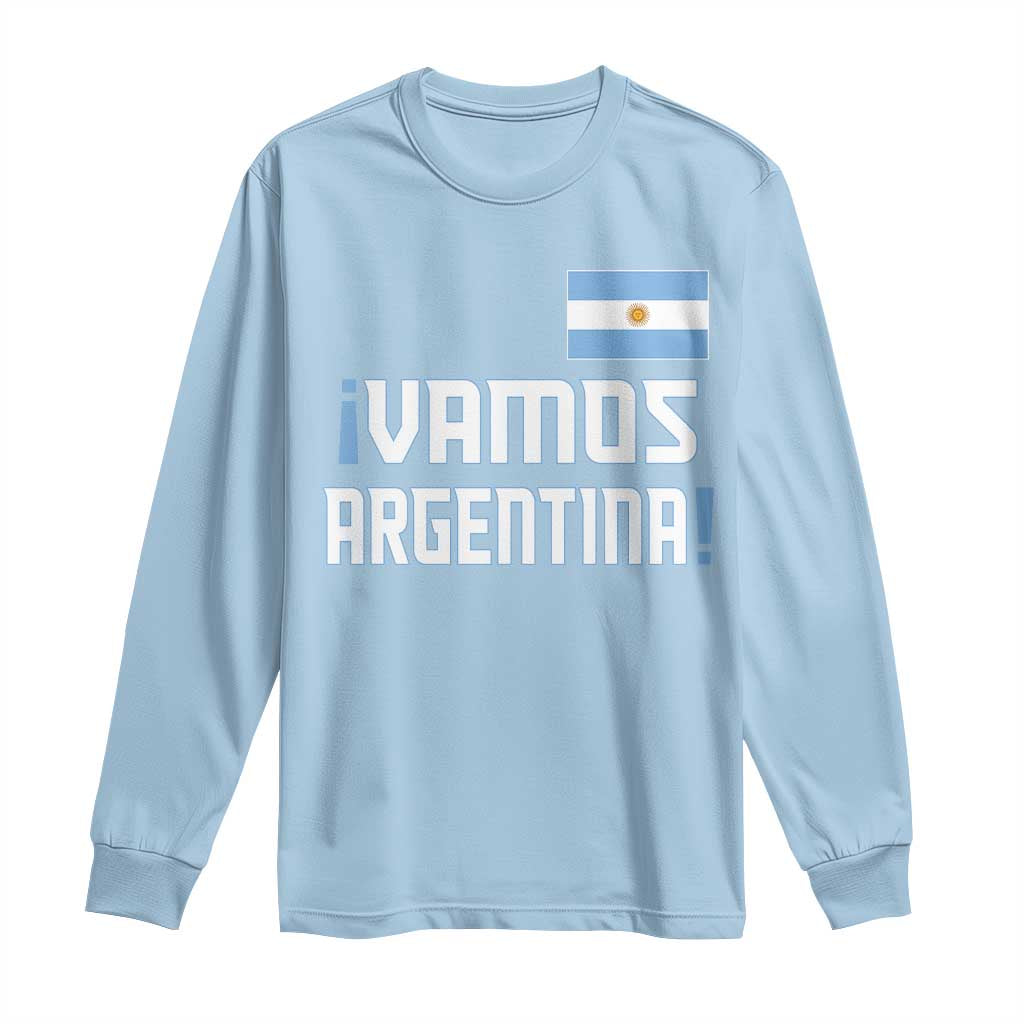 Vamos Argentina Long Sleeve Shirt Sol De May Argentinian Flag National Pride